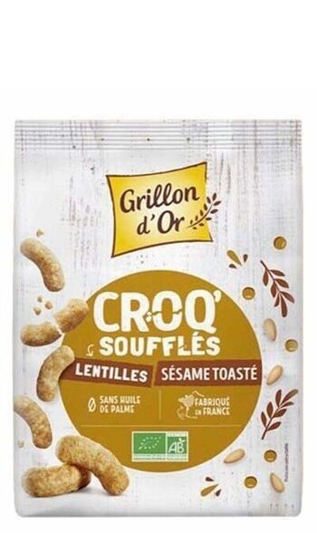 Croq' soufflés lentilles sésame 90 gr