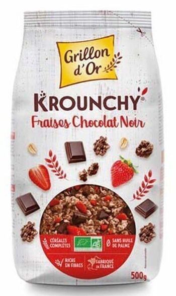Krounchy fraise chocolat 500 gr