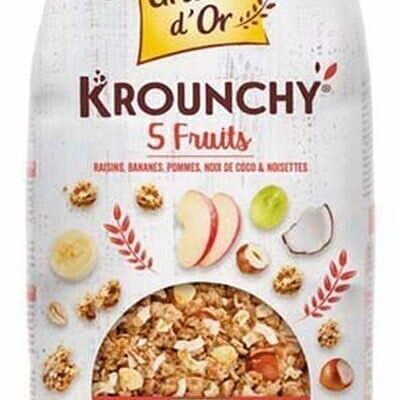 Krounchy 5 fruits 500 gr