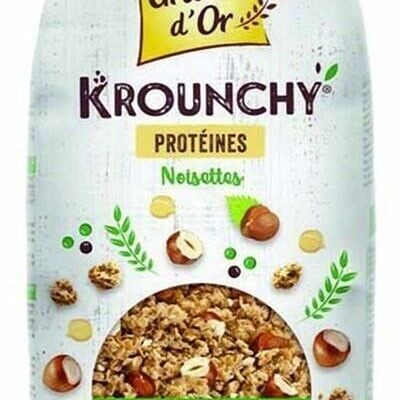 Krounchy noisettes proteines 500 gr
