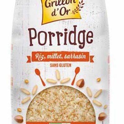 Porridge riz millet sarrasin 375 gr