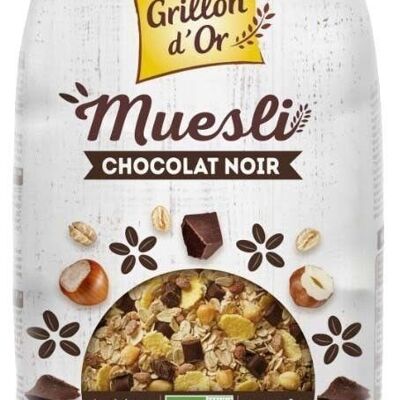 Muesli de chocolate negro 500 gr