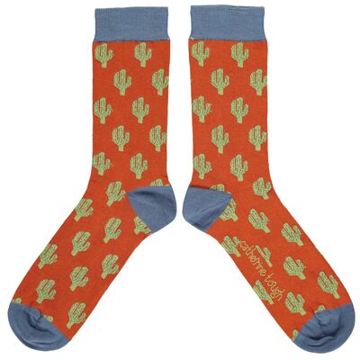 Chaussettes mi-mollet homme coton bio - cactai