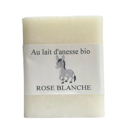 Soap 100 g with organic donkey milk Rose