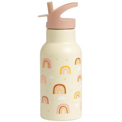 Rainbow insulated water bottle