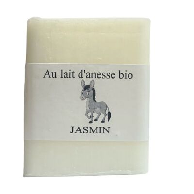 Jabón 100 g con leche de burra ecológica Jazmín