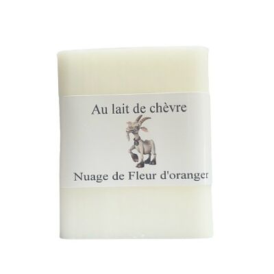 Savon 100 g au lait de chèvre Fleurs d'Oranger