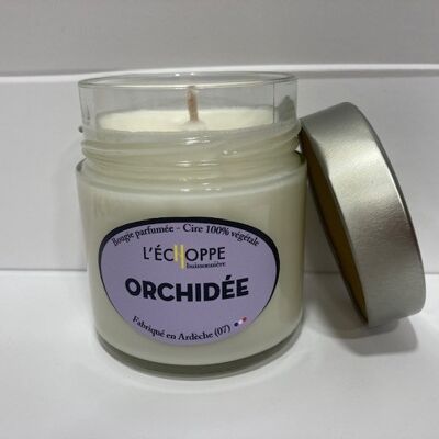 100% VEGETABLE WAX SCENTED CANDLE SOYA - 180 G ORCHIDEE