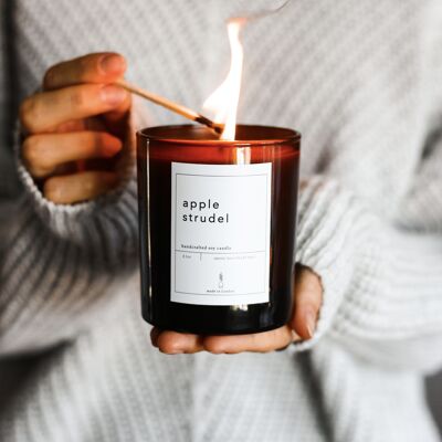 Candela di soia – Strudel di mele
