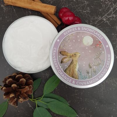 Crema de manos Berries & Snowflakes (paquete de tres)