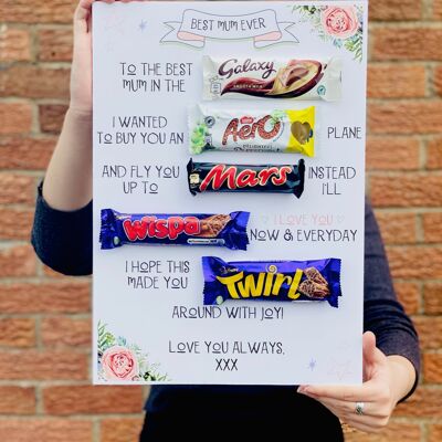 El mejor tablero de mensajes de chocolate para mamá