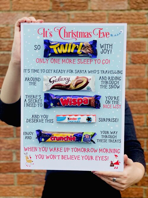 Christmas Eve Chocolate Message Board