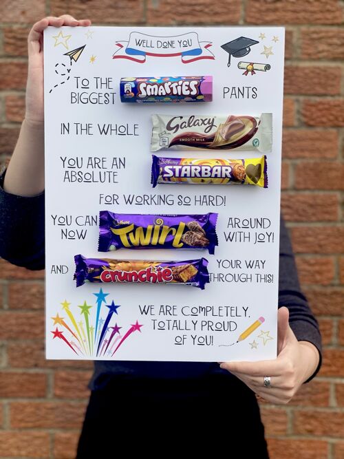 Exam Graduation Chocolate Message Board