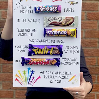 Exam Graduation Chocolate Message Board