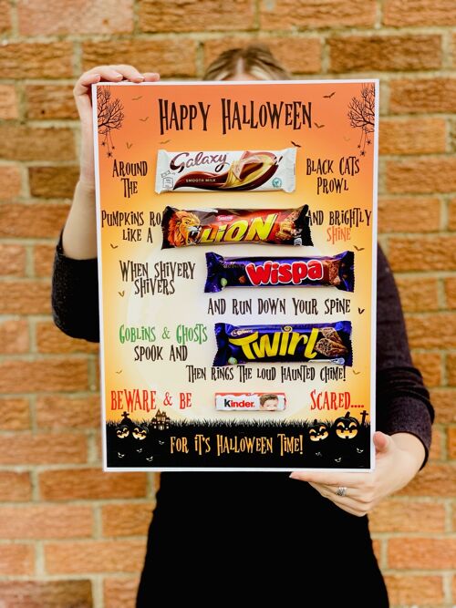 Happy Halloween Chocolate Message Board