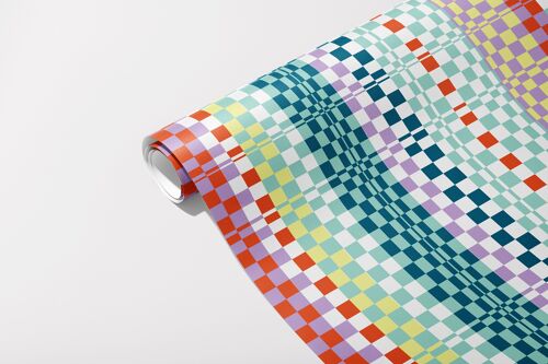 Funky Checkerboard Gift Wrap