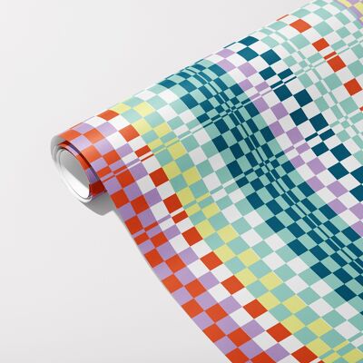 Funky Checkerboard Gift Wrap