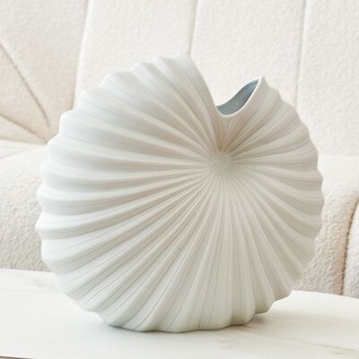 Vase Palmier - Blanc Classique Taille L Saison Printemps