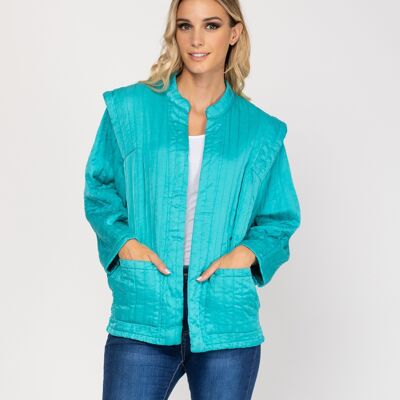 VESTE - TURQUOISE - Modèle 7350