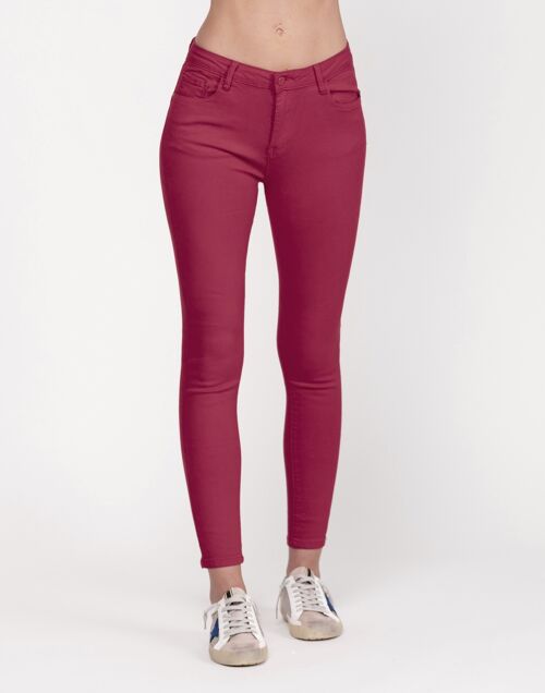 JEANS - BURGANDY - Mod. 7379