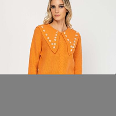 PULL - ORANGE - Modèle 7291