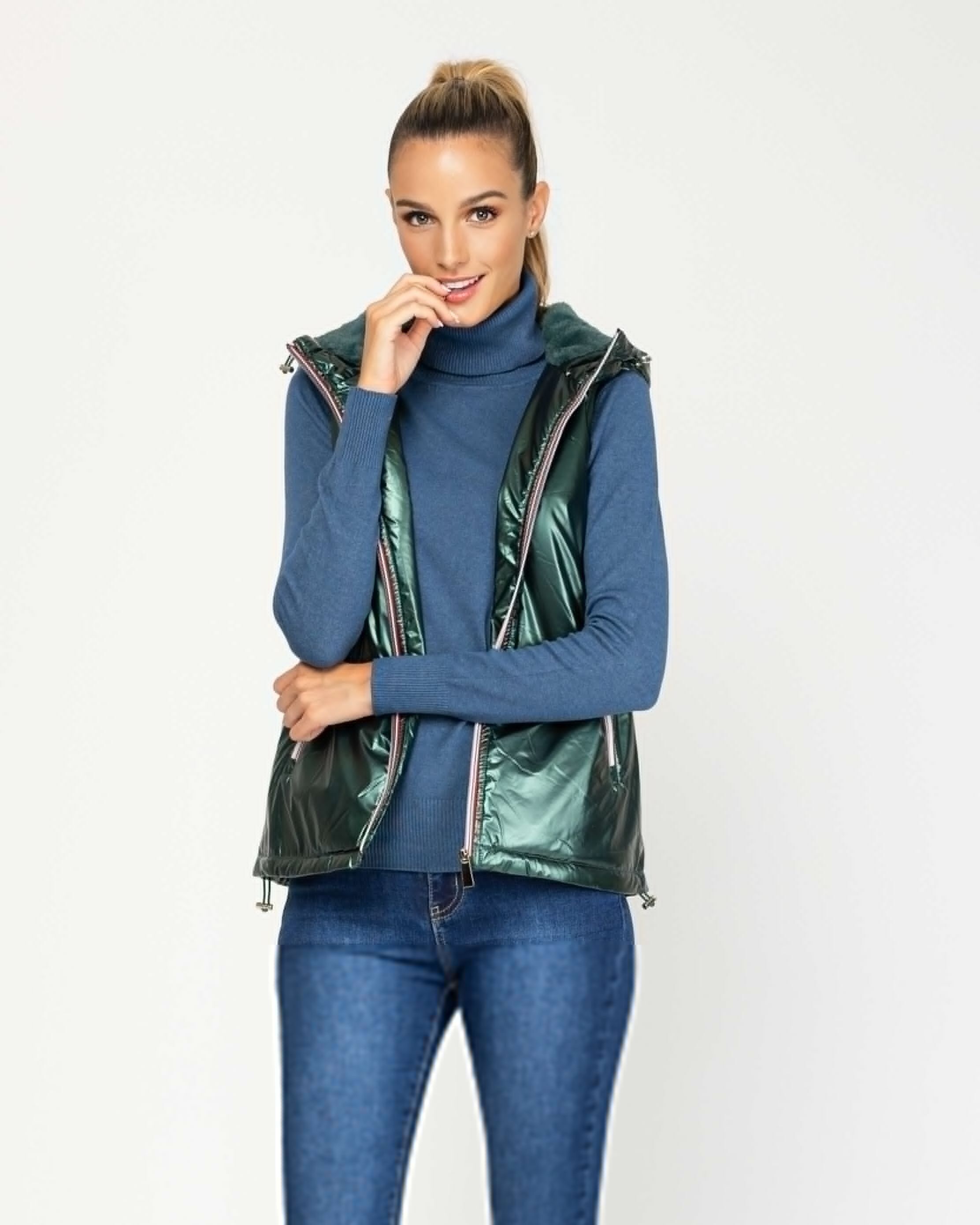 GILET - VERDE - Mod. 7396