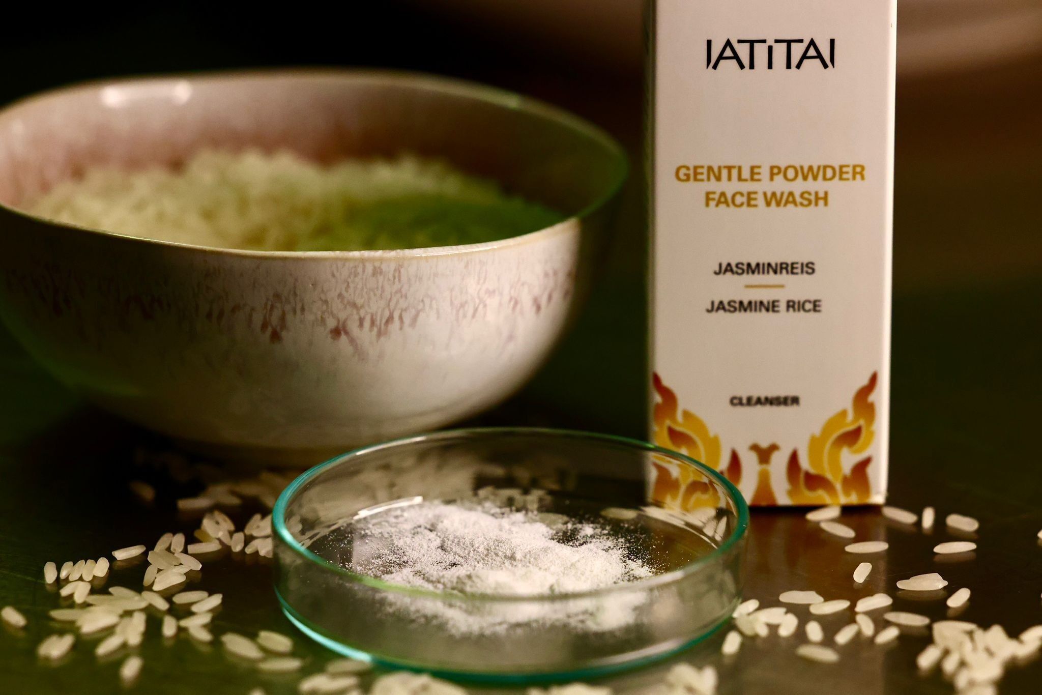 Nettoyant pour le visage Son de riz et extraits de superaliments