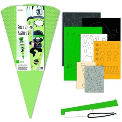 School cone craft set "Ninja"