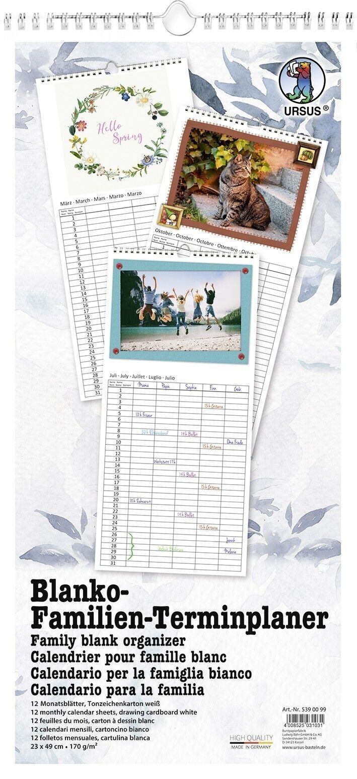 Diario di famiglia vuoto