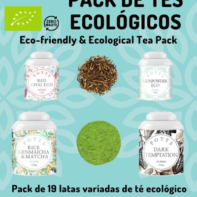 Pack de 19 canettes assorties de Thé Bio