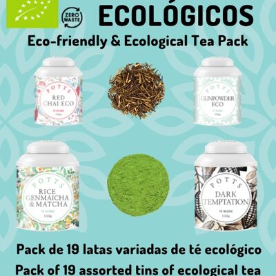 Pack 19 latas variadas de té Ecológico