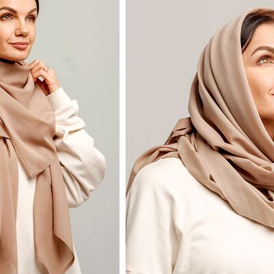 Foulard en soie Nude