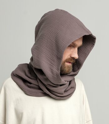 Capuche gris infini 1