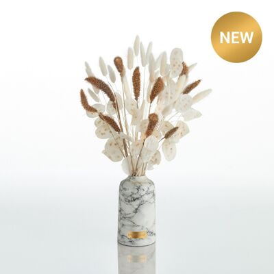 Infinito vintage metallizzato in marmo premium | Perla d'oro | S
