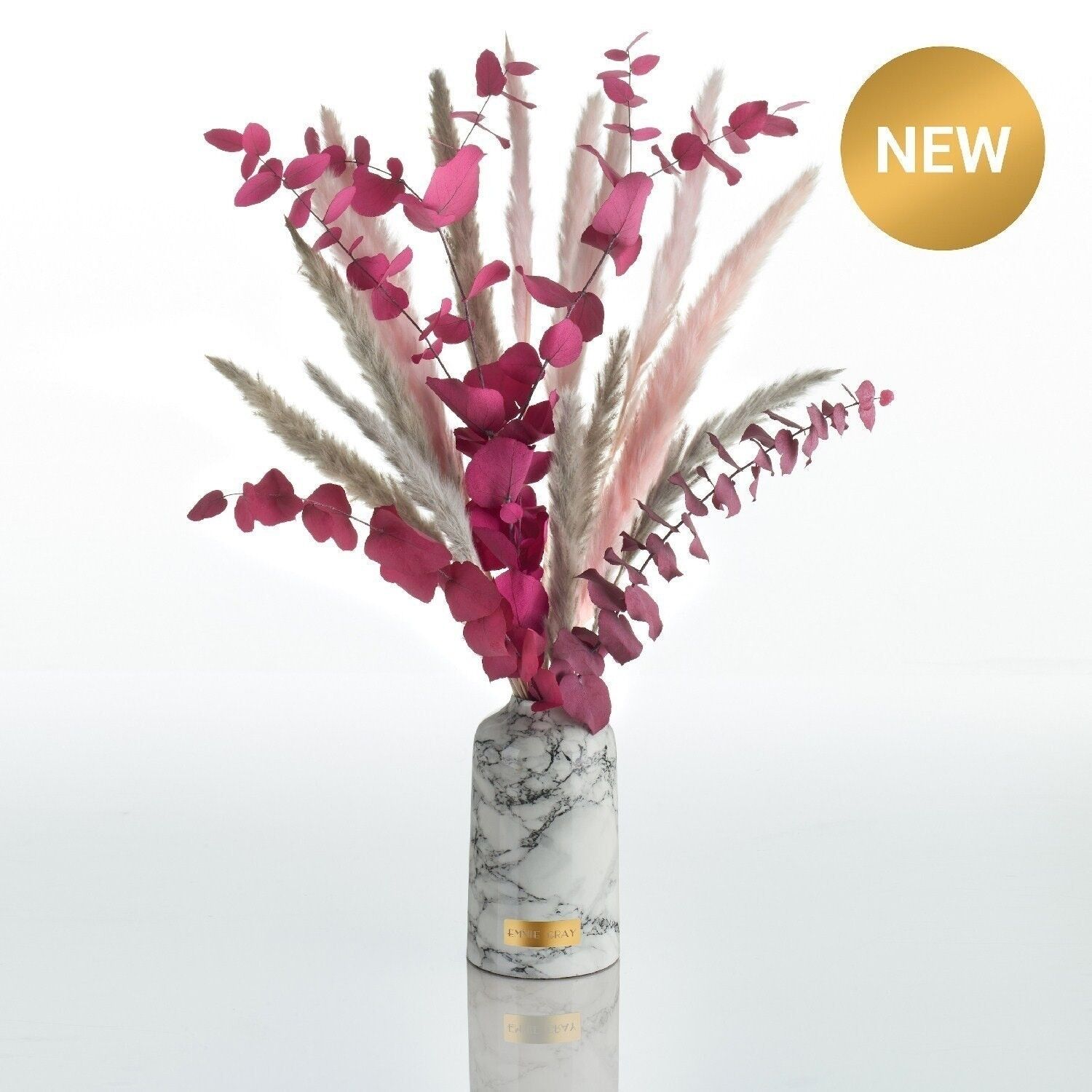 Infinito vintage metallizzato in marmo premium | Eucalipto scarlatto | S