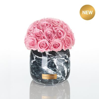 Infinito metallico di marmo premium | Rosa da sposa | M