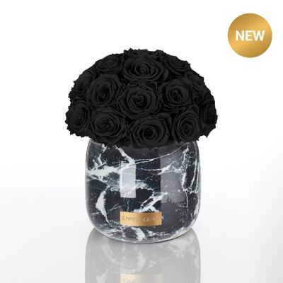 Infinito metallico di marmo premium | Bellezza nera | M