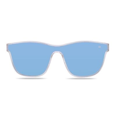 8433856067637 - Hanukeii Transparent Mavericks Polarisierte Sonnenbrille für Männer und Frauen