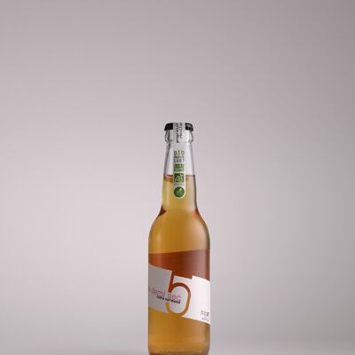 Semi-dry organic cider without sulphites (4.5%) 33cl