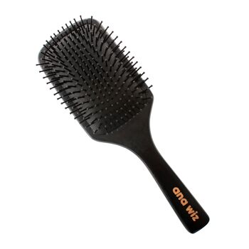 Grande brosse à cheveux en bois avec sac à brosse réutilisable 1