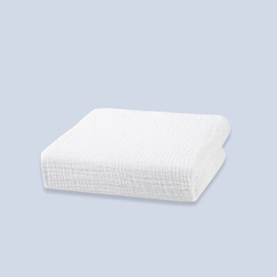 Premium Organic Cotton Flat Sheet - 60x120 cm - Cloud