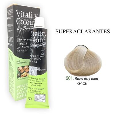 Tinte en crema VITALITY COLOUR profesional 60ml. TONO 901