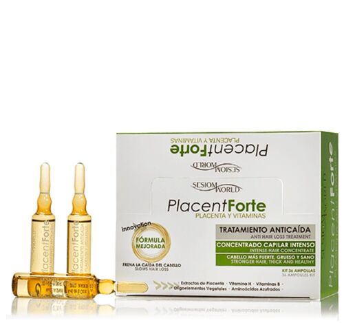 Tratamiento Anticaída PlacentForte Placenta y Vitaminas - New