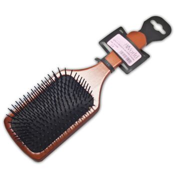 Taille de brosse rectangulaire en bois pour raquettes. grand