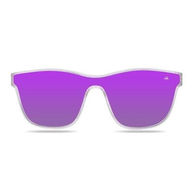 8433856067668 - Mavericks Transparente Hanukeii Polarisierte Sonnenbrille für Männer und Frauen