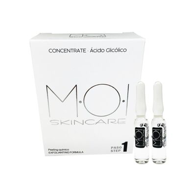 Ampollas fac. CONCENTRATE AC. GLICÓLICO 10 vialesx2ml.