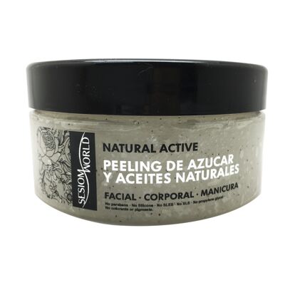 NATURAL ACTIVE sugar scrub and natural oils