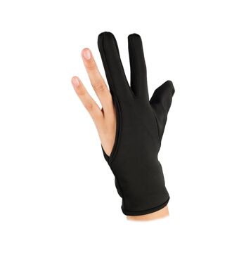 Gant de protection haute température 3 doigts noir