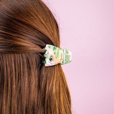 Small Cleo hair clip in mint