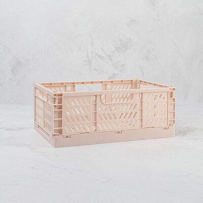 Mini caisse de rangement pliante Desert Blush